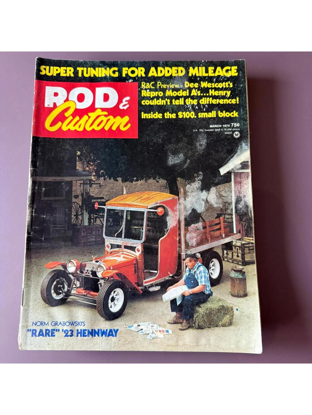 Vintage Hot Rodder Chevy Auto Magazine Custom Rodder B2